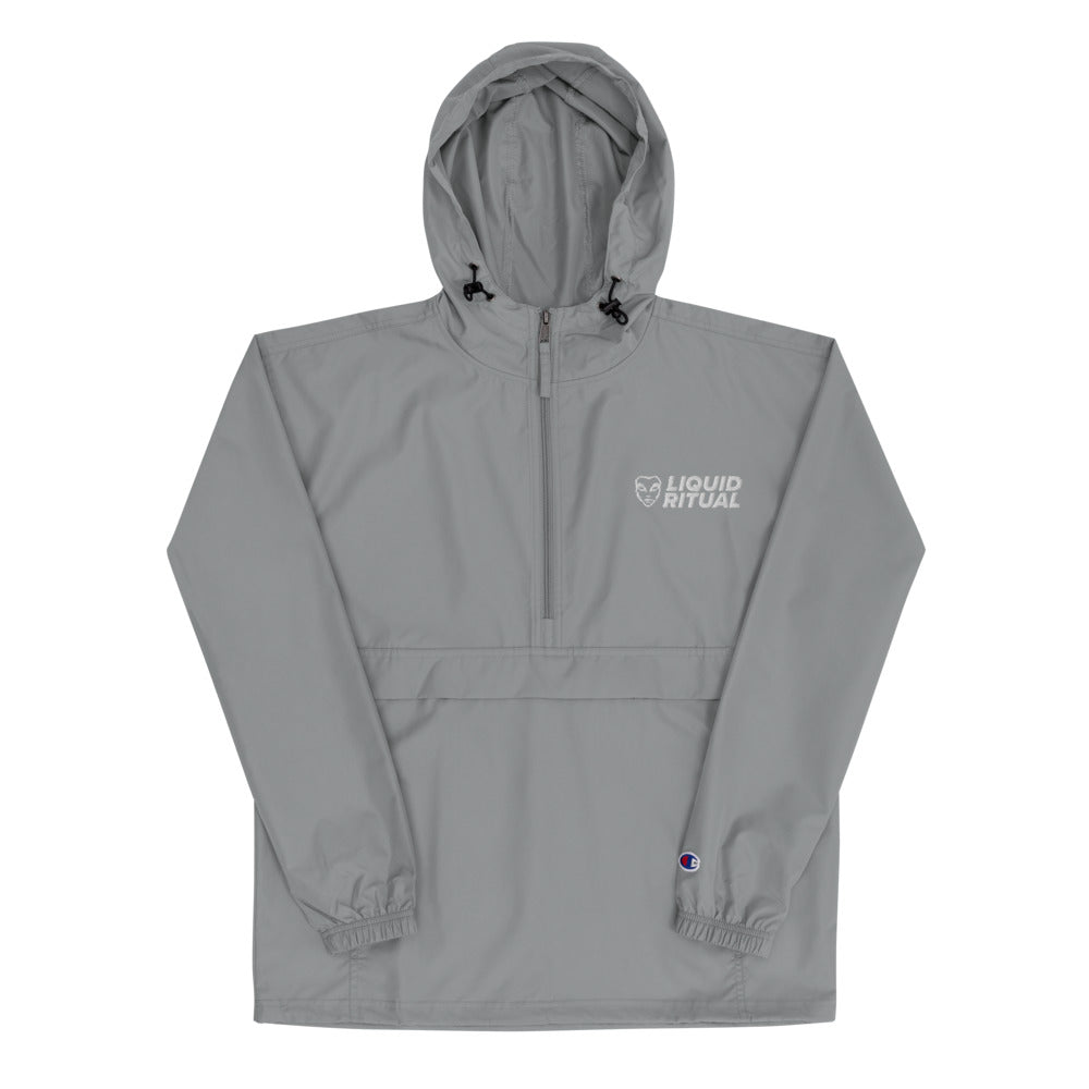 Embroidered Champion Packable Windbreaker Jacket