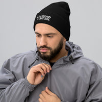 Thumbnail for Embroidered Cuffed Beanie - Stacked Logo