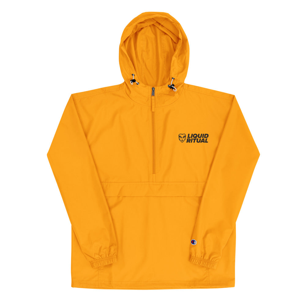 Embroidered Champion Packable Windbreaker Jacket